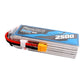 Gens ace 2500mAh 22.2V 80C 6S1P Lipo-batteripaket med XT60-kontakt