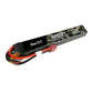 Gens Ace 25C 1200mAh 3S1P 11.1V Saddle Airsoft Gun Lipo Battery with T Plug
