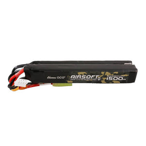Gens ace 25C 1500mAh 3S1P 11.1V Nunchuck 2X Airsoftgevär Lipo-batteri med mini Tamiya-kontakt