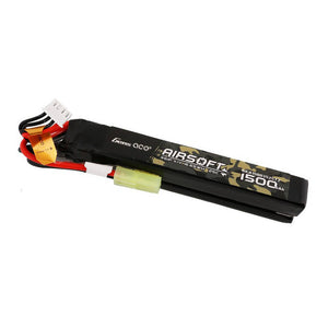 Gens ace 25C 1500mAh 3S1P 11.1V Nunchuck 2X Airsoftvapen Lipo-batteri med T-kontakt