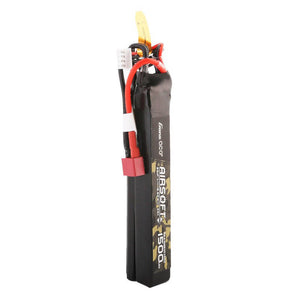 Gens ace 25C 1500mAh 3S1P 11.1V Nunchuck 2X Airsoftvapen Lipo-batteri med T-kontakt