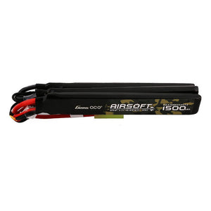 Gens ace 25C 1500mAh 3S1P 11.1V Nunchuck 3X Airsoftgevär Lipo-batteri med T-kontakt