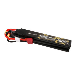Gens ace 25C 1500mAh 3S1P 11.1V Nunchuck 3X Airsoftgevär Lipo-batteri med T-kontakt
