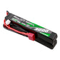 Gens ace 25C 3000mAh 2S2P 7.4V Sadel Airsoftvapen Lipo-batteri med Mini Deans(T)-kontakt