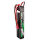 Gens ace 25C 3000mAh 2S2P 7.4V Sadel Airsoftvapen Lipo-batteri med Mini Deans(T)-kontakt