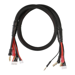 Gens Ace 2S/4S opladerkabel: 4mm & 5mm kugle med 4,0mm kugleforbindelse