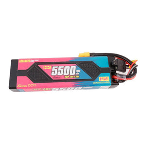 Gens ace Advanced 5500mAh 7.6V 100C 2S1P HardCase Lipo-batteripaket med XT60