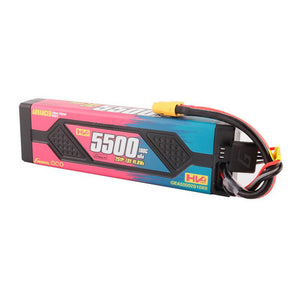Gens ace Advanced 5500mAh 7.6V 100C 2S1P HardCase Lipo-batteripaket med XT60