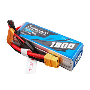 Gens ace G-Tech 1800mAh 11.1V 45C 3S1P Lipo-batteripaket med XT60-kontakt