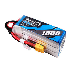 Gens ace G-Tech 1800mAh 22.2V 45C 6S1P Lipo-batteripaket med XT60-kontakt