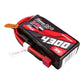 Gens ace G-Tech 4300mAh 3S1P 11.4V 60C Lipo-batteri med T-kontakt