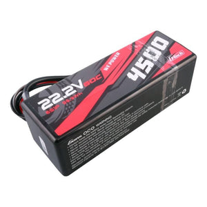 Gens ace G-Tech 4500mAh 6S1P 22.2V 60C HardCase RC bil Lipo-batteri 14#