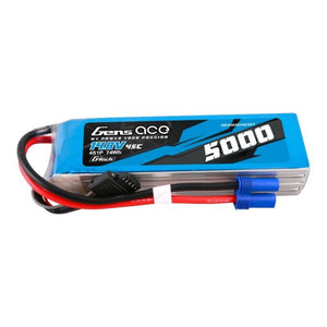 Gens ace G-Tech 5000mAh 14.8V 45C 4S1P Heli Lipo-batteri med EC5-kontakt
