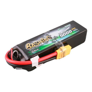 Gens ace G-Tech 5000mAh 14.8V 4S1P 60C Lipo-batteripaket med XT90-kontakt-Bashing-serien