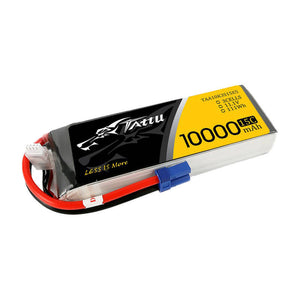Tattu 11.1V 15C 3S 10000mAh Lipo-batteripaket med EC5-kontakt