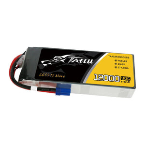 Tattu 12000mAh 14.8V 30C 4S1P Lipo-batteripaket med EC5
