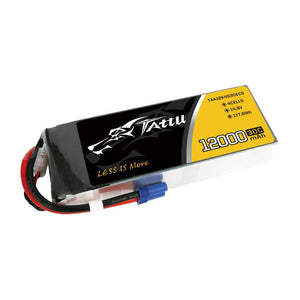 Tattu 12000mAh 14.8V 30C 4S1P Lipo-batteripaket med EC5