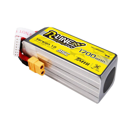 Tattu R-Line 22,2V 1700mAh 6S 95C Lipo-Akku mit XT60-Stecker