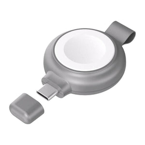 Magnetisk trådløs oplader, INVZI, NVZAWC01, til Apple Watch 5W MFi-certificeret med USB-C-port