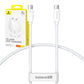 fast Charging Cable Baseus Superior 2 USB-C to USB-C 240W, 1,8m (white)