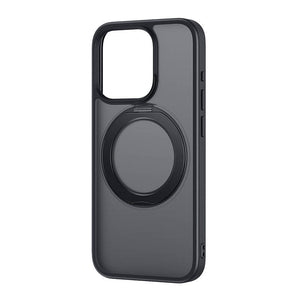 Phone Case Baseus SkyRing Magnetic med ställ för iP 14 Pro Max + härdat glas och rengöringskit (svart)