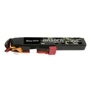 Gens ace 25C 1400mAh 2S1P 7.4V Airsoftvapen Lipo-batteri med T-kontakt
