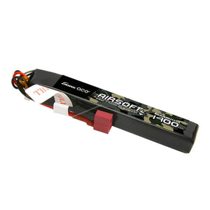 Gens ace 25C 1400mAh 2S1P 7.4V Airsoftvapen Lipo-batteri med T-kontakt