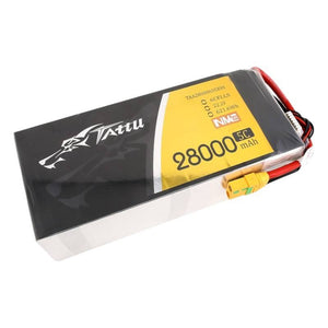 Tattu NMC 28000mAh 22.2V 5C 6S1P Lipo-batteripaket med XT90-S-kontakt