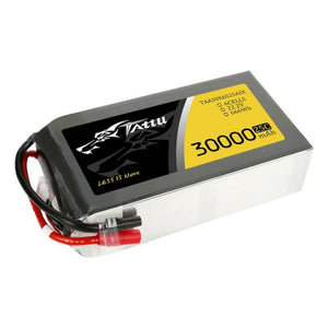 Tattu 30000mAh 22.2V 25C 6S1P Lipo-batteripaket med AS150+XT150