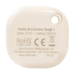Shelly BLU Tough 1 Aktiveringsknap til handlinger og scener (Elfenben)