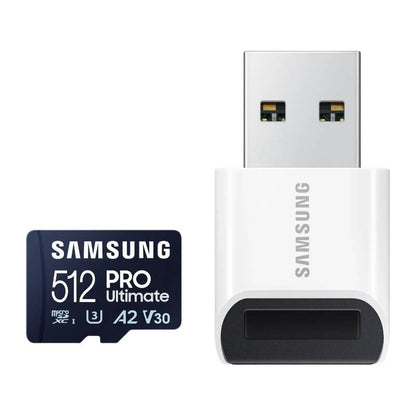 Minneskort Samsung microSDXC PRO Ultimate 200 MB/s UHS-I/U3 (MB-MY512SB/WW)