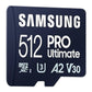 Minneskort Samsung microSDXC PRO Ultimate 200 MB/s UHS-I/U3 (MB-MY512SB/WW)