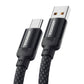 USB til USB-C kabel, Essager, EXCT-YS01-P, 100W, 1m (sort)