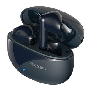 TWS ausinės Choetech BH-T24 stereo garsas DNS (tamsiai mėlyna)