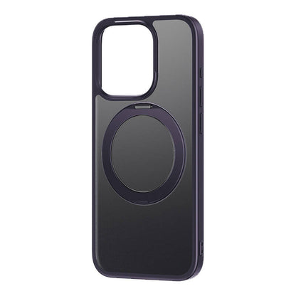 Telefonikate jalusega Baseus SkyRing 360° iP 14 Pro jaoks + karastatud klaas ja puhastuskomplekt (lilla)