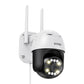 IP-ulkokamera ZOSI C296 WiFi Pan Tilt 8MP Dual IP66 32GB microSD-kortilla