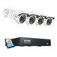 IP-kamera ZOSI C105 4 kpl WiFi 8MP + NVR 8ch + 2TB HDD