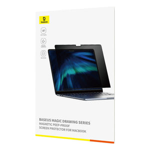 Baseus Magic Drawing magnetiskt skyddande sekretessöverlägg för MacBook Air 15,3" (2023/2024) + rengöringskit (transparent)