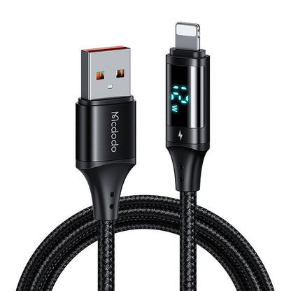 Digitālais displejs USB uz Lightning datu kabelis Mcdodo CA-1060, 1.2m