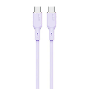 USB-C to USB-C Cable Aukey CB-SCC101, 100W, 1m (lavender)