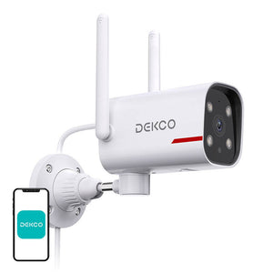 IP-ulkokamera WiFi DEKCO DC4L 2K QHD 270°