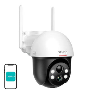 IP-ulkokamera aurinkopaneelilla DEKCO DC9L 5MP 355°