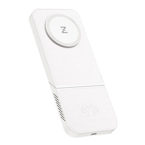 Trådløs oplader, INVZI, MGF7W, 3i1, 15W (hvid)