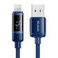 Mcdodo CA-5001 USB-A uz Lightning kabeli, 100W, 1.2m (zils)