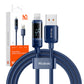 Mcdodo CA-5001 USB-A uz Lightning kabeli, 100W, 1.2m (zils)