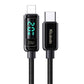 Mcdodo CA-8810 USB-C uz Lightning kabeli, 36W, 1.2m (melns)
