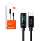 Mcdodo CA-8810 USB-C uz Lightning kabeli, 36W, 1.2m (melns)
