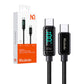 Mcdodo CA-8820 100W USB-C uz USB-C kabelis, 1,2 m (melns)
