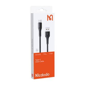 Mcdodo CA-2273 USB-A uz USB-C kabelis, 60W, 3m (melns)