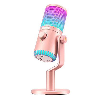 Maono DM30RGB Mikrofonin Pinkki